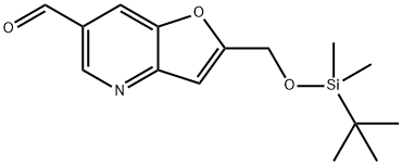 2-((tert-Butyldimethylsilyloxy)methyl)furo[3,2-b]pyridine-6-carbaldehyde