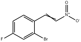 2-Bromo-4-fluoro-1-((e)-2-nitrovinyl)benzene