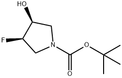 tert-butyl (3R,4S)-3-fluoro-4-hydroxypyrrolidine-1-carboxylate