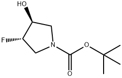 tert-butyl (3S,4S)-3-fluoro-4-hydroxypyrrolidine-1-carboxylate