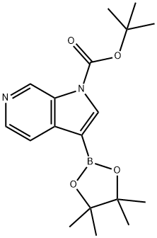 tert-butyl 3-(tetramethyl-1,3,2-dioxaborolan-2-yl)-1H-pyrrolo[2,3-c]pyridine-1-carboxylate