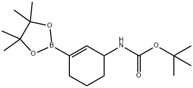 tert-butyl N-[3-(4,4,5,5-tetramethyl-1,3,2-dioxaborolan-2-yl)cyclohex-2-en-1-yl]carbamate