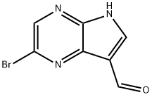 2-bromo-5H-pyrrolo[2,3-b]pyrazine-7-carbaldehyde