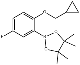 2-Cyclopropylmethoxy-5-fluorophenylboronic acid pinacol ester