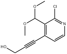 3-(2-Chloro-3-(dimethoxymethyl)pyridin-4-yl)prop-2-yn-1-ol
