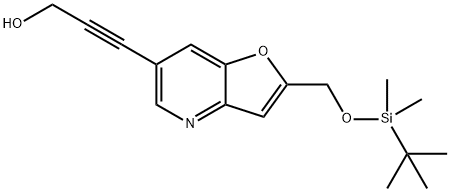 3-(2-((tert-Butyldimethylsilyloxy)methyl)furo[3,2-b]pyridin-6-yl)prop-2-yn-1-ol