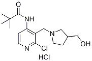 N-(2-Chloro-3-((3-(hydroxymethyl)pyrrolidin-1-yl)-methyl)pyridin-4-yl)pivalamide, HCl