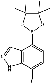7-fluoro-4-(4,4,5,5-tetramethyl-1,3,2-dioxaborolan-2-yl)-1H-indazole