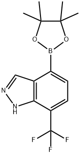 4-(4,4,5,5-tetramethyl-1,3,2-dioxaborolan-2-yl)-7-(trifluoromethyl)-1H-indazole