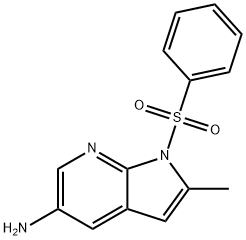 1-(benzenesulfonyl)-2-methyl-1H-pyrrolo[2,3-b]pyridin-5-amine