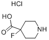4-Fluoro-4-piperidinecarboxylic acid, HCl