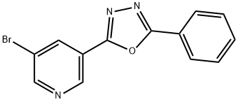 2-(5-Bromopyridin-3-yl)-5-phenyl-1,3,4-oxadiazole