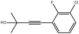 4-(3-Chloro-2-fluorophenyl)-2-methylbut-3-yn-2-ol