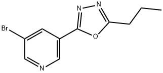 2-(5-Bromopyridin-3-yl)-5-propyl-1,3,4-oxadiazole