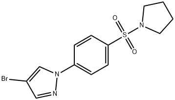 4-Bromo-1-(4-pyrrolidinosulfonylphenyl)pyrazole
