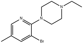 3-Bromo-2-(4-ethylpiperazino)-5-methylpyridine