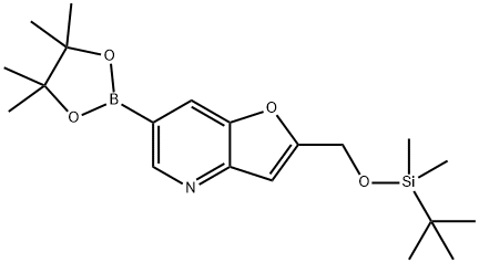 2-((tert-Butyldimethylsilyloxy)methyl)-6-(4,4,5,5-tetramethyl-1,3,2-dioxaborolan-2-yl)furo[3,2-b]pyridine