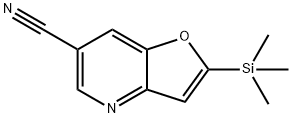 2-(Trimethylsilyl)furo[3,2-b]pyridine-6-carbonitrile