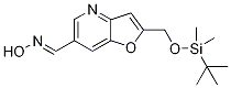 (E)-2-((tert-Butyldimethylsilyloxy)methyl)furo[3,2-b]pyridine-6-carbaldehyde oxime