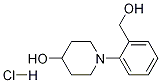 1-(2-Hydroxymethylphenyl)piperidin-4-ol, HCl