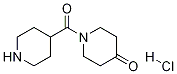 1-(Piperidine-4-carbonyl)piperidin-4-one hydrochloride