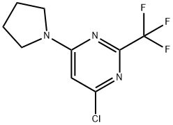 4-Chloro-6-pyrrolidin-1-yl-2-trifluoromethylpyrimidine