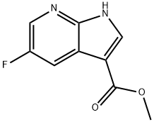 methyl 5-fluoro-1H-pyrrolo[2,3-b]pyridine-3-carboxylate