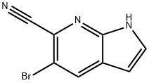 5-Bromo-1H-pyrrolo[2,3-b]pyridine-6-carbonitrile