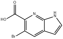 5-Bromo-1H-pyrrolo[2,3-b]pyridine-6-carboxylic acid