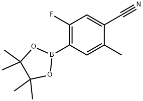 4-Cyano-2-fluoro-5-methylphenylboronic acid, pinacol ester