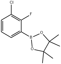 2-(3-Chloro-2-fluorophenyl)-4,4,5,5-tetramethyl-1,3,2-dioxaborolane