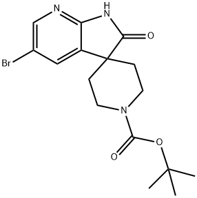 tert-butyl 5'-bromo-2'-oxo-1',2'-dihydrospiro[piperidine-4,3'-pyrrolo[2,3-b]pyridine]-1-carboxylate