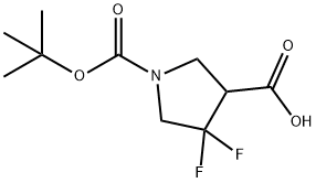 1-[(tert-butoxy)carbonyl]-4,4-difluoropyrrolidine-3-carboxylic acid