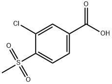 3-Chloro-4-(methylsulfonyl)benzoic acid