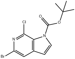 tert-Butyl 5-bromo-7-chloro-1H-pyrrolo[2,3-c]pyridine-1-carboxylate