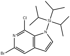 5-Bromo-7-chloro-1-(triisopropylsilyl)-1H-pyrrolo[2,3-c]pyridine