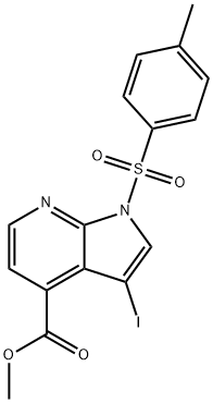Methyl 3-iodo-1-tosyl-1H-pyrrolo[2,3-b]pyridine-4-carboxylate
