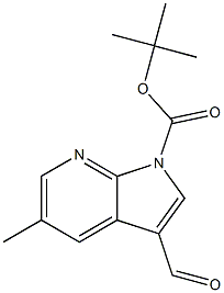 tert-Butyl 3-formyl-5-methyl-1H-pyrrolo[2,3-b]pyridine-1-carboxylate