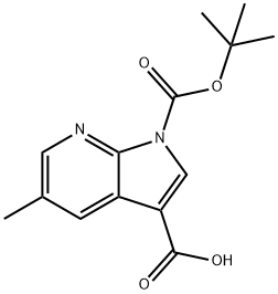 1-(tert-Butoxycarbonyl)-5-methyl-1H-pyrrolo[2,3-b]pyridine-3-carboxylic acid