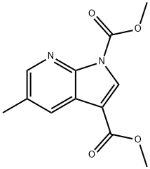 Dimethyl 5-methyl-1H-pyrrolo[2,3-b]pyridine-1,3-dicarboxylate