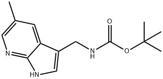 tert-Butyl (5-methyl-1H-pyrrolo[2,3-b]pyridin-3-yl)methylcarbamate