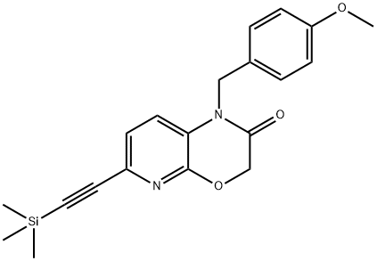 1-(4-Methoxybenzyl)-6-((trimethylsilyl)ethynyl)-1H-pyrido[2,3-b][1,4]oxazin-2(3H)-one