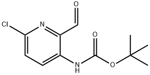tert-butyl N-(6-chloro-2-formylpyridin-3-yl)carbamate