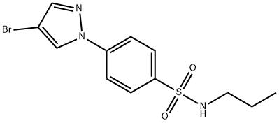 N-Propyl 4-(4-bromopyrazol-1-yl)benzenesulfonamide