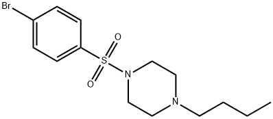 1-(4-Bromophenylsulfonyl)-4-butylpiperazine
