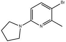 3-Bromo-2-methyl-6-(pyrrolidin-1-yl)pyridine