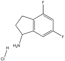 4,6-Difluoro-2,3-dihydro-1H-inden-1-amine hydrochloride