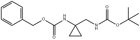 benzyl N-[1-({[(tert-butoxy)carbonyl]amino}methyl)cyclopropyl]carbamate