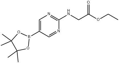 2-(Ethoxycarbonylmethylamino)pyrimidine-5-boronic acid, pinacol ester