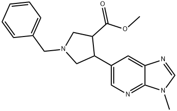 Methyl 1-benzyl-4-(3-methyl-3H-imidazo[4,5-b]pyridin-6-yl)pyrrolidine-3-carboxylate